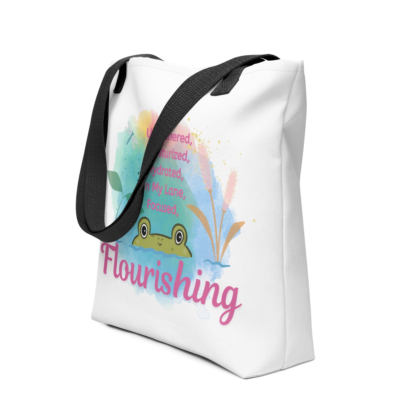 Flourishing Frog Tote bag