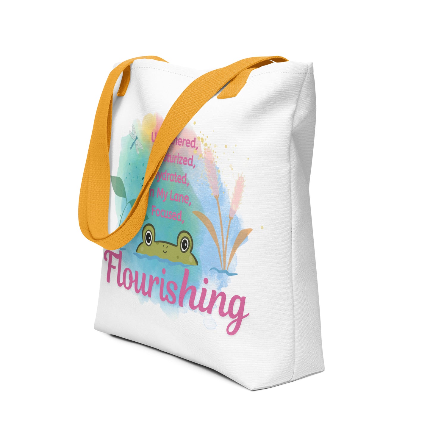 Flourishing Frog Tote bag