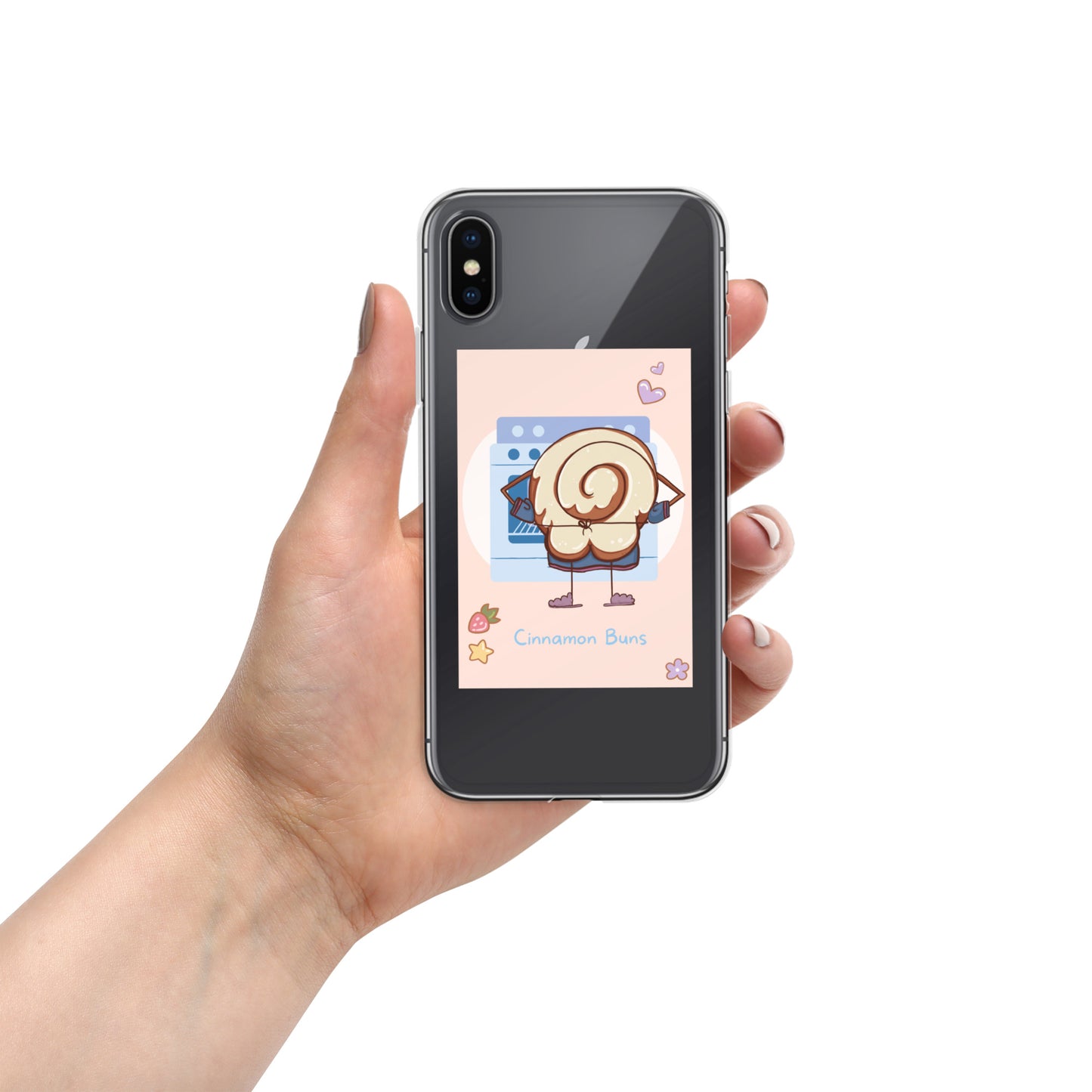 Cinnamon Buns Clear Case for iPhone®