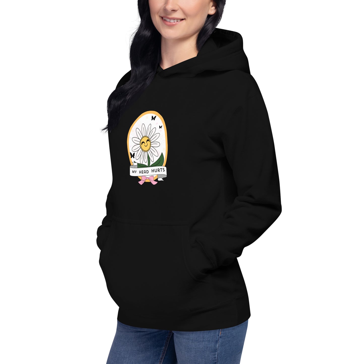 My Head Hurts Daisy Unisex Hoodie