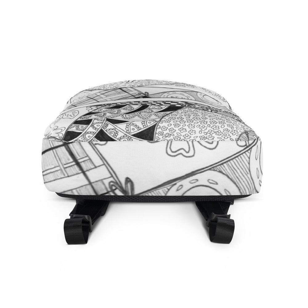 Kitty Quilt Backpack