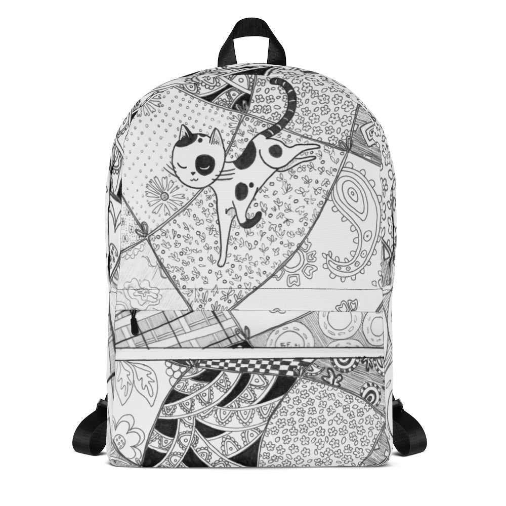 Kitty Quilt Backpack