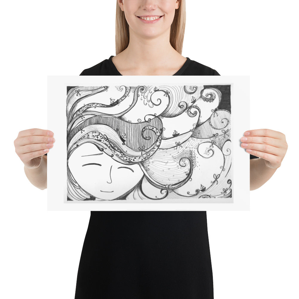 Boats and Bows Poster